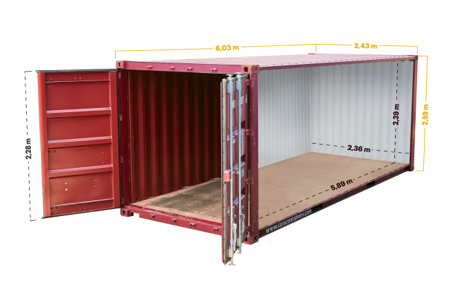 20 ft Workshop Container - Image 2