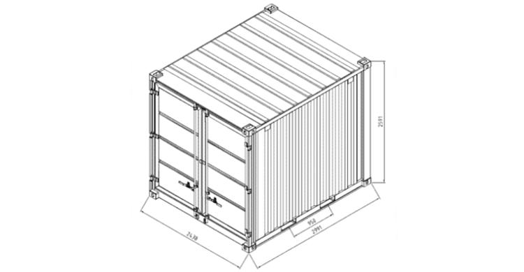 New 10 ft Container - Image 2